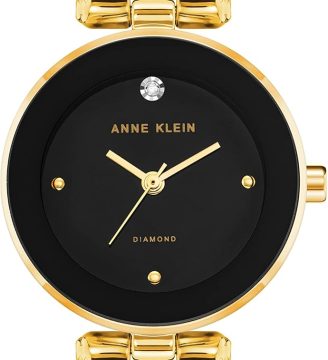 Women's Genuine Diamond Dial Bangle Watch
